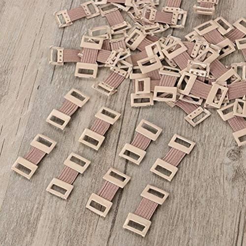 10Pcs Brown Elastic Bandage Clips Adhesive Bandages Bandage Wrap Clips Stretch Metal Clips, Replaceable Wrap Clips for Various Types Bandages and Bandaging Supplies