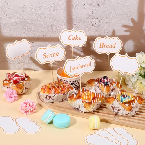 100 Blank Toothpick Flags - Charcuterie Board Labels & Food Tags