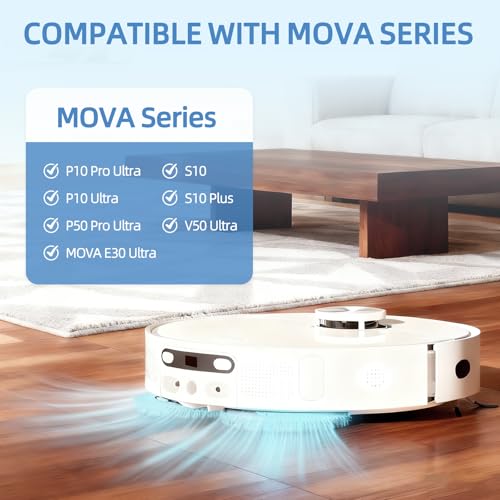 4-Pack Microfiber Mop Pads for Dreame L40 Ultra & Robot Vacuum Models
