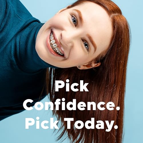 Piico Orthodontic Floss Picks for Braces - Shred-Resistant 50 Count
