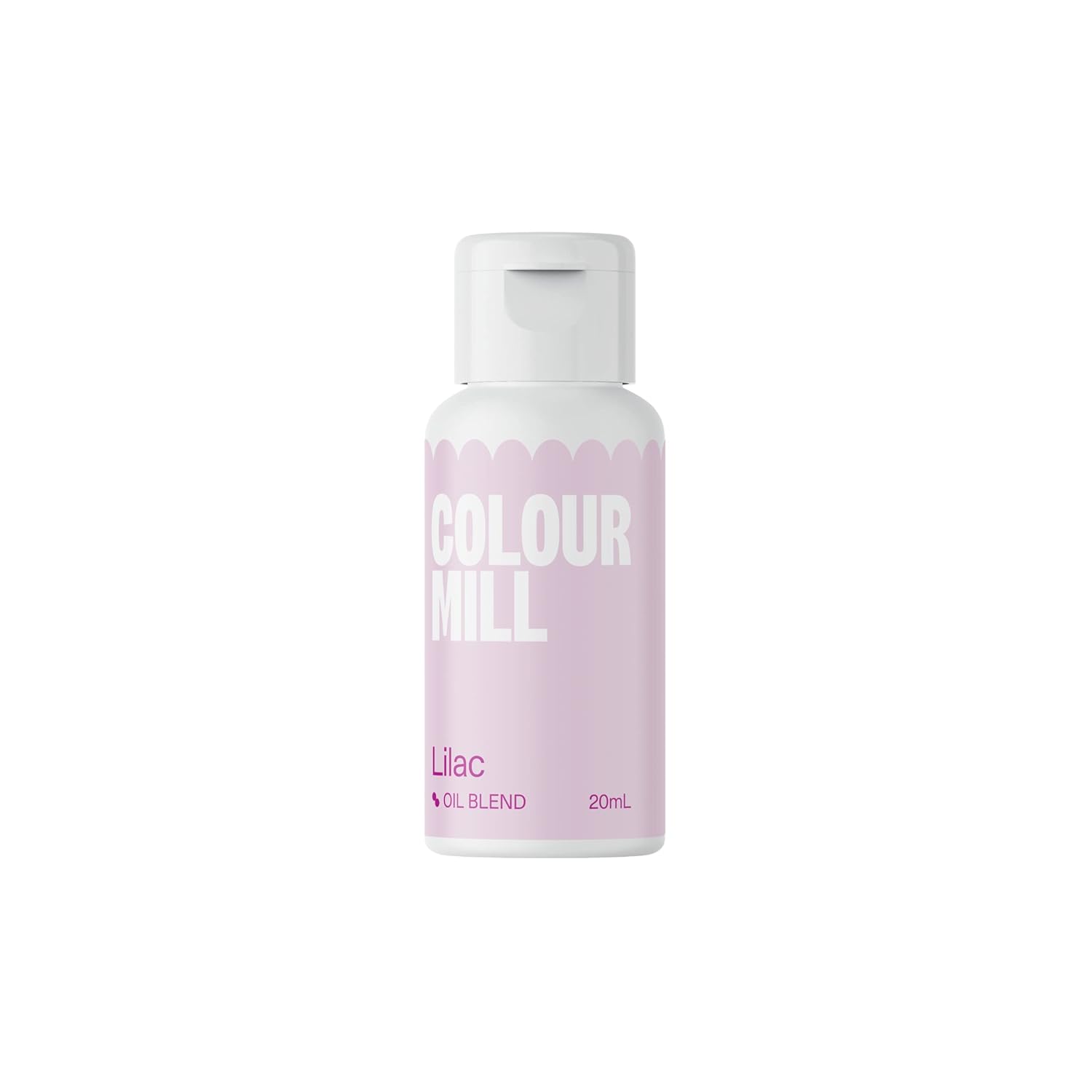 Colour Mill Oil-Based Food Coloring - Vibrant Lilac Shade | 20 Milliliters for Baking & Decorating
