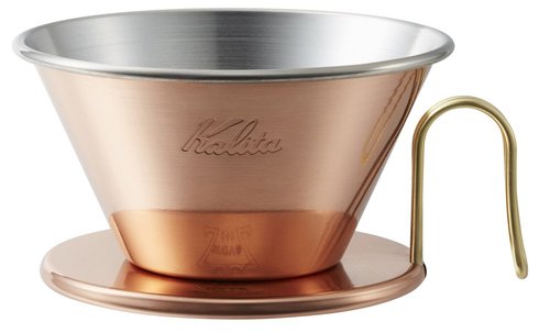 Kalita Coffee Dripper 'TSUBAME' WDC-185 2-4 Person Use Copper 5099