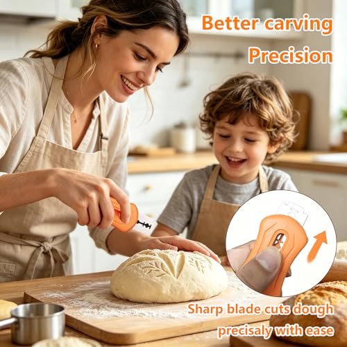 Magnetic Bread Lame Scoring Tool with 10 Razor Blades