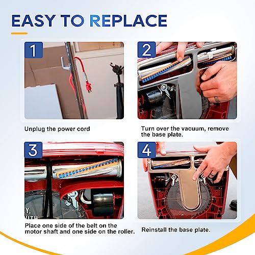 10 Pack Sanitaire Vacuum Cleaner Belts 30563B - Compatible & Durable