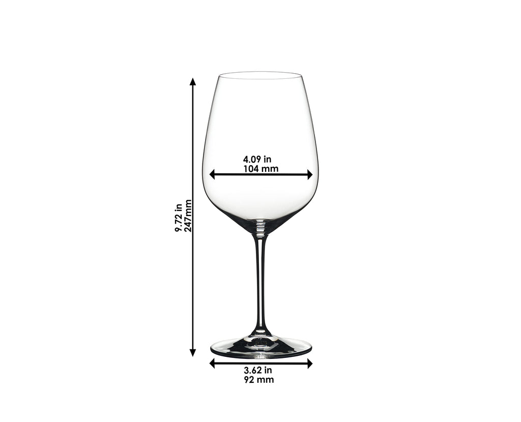Riedel Heart To Heart Cabernet Sauvignon Glasses, Set of 2