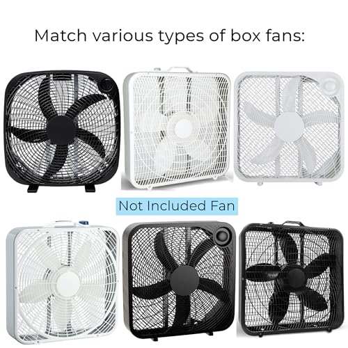 Codear 20-Inch Box Fan Mesh Cover - Safety Finger Guard & Dust Protector