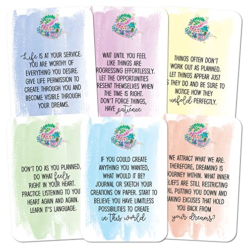 Dream Cards for Self-Care & Goal Achievement - 50 Empowering Cards