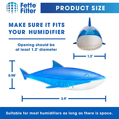 Fette Filter Shark Humidifier Cleaner - 3 Pack for Odor Control & Dust Reduction