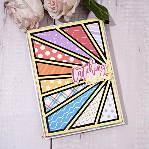 DDeehs Metal Cutting Dies Rectangle and Square Frames for Card Making Scrapbooking