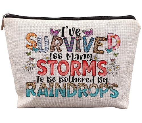 Inspirational Nurse Makeup Bag Durable Linen Cosmetic Pouch Gift