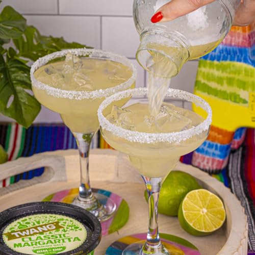 Twang Classic Flavored Salt Rimmer for Margaritas and Cocktails, 4 Ounce