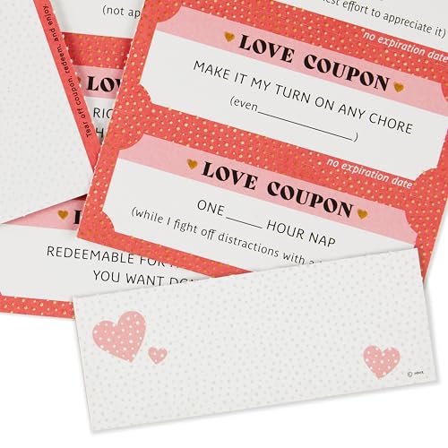 Hallmark Valentine's Day Love Coupons Card for Couples