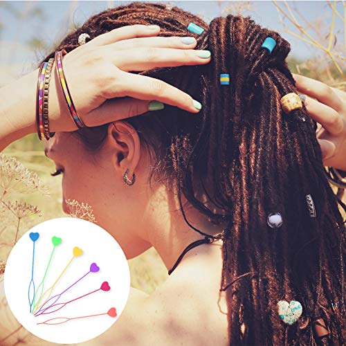 WILLBOND Hair Beader Tool Set with 1000 Rubber Bands for Braids and Ponytails