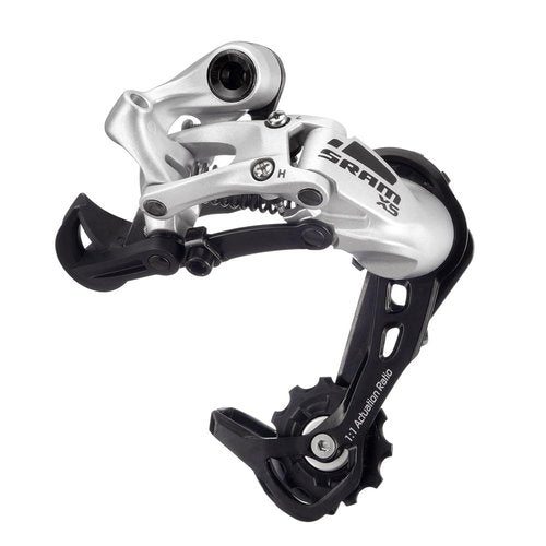 SRAM X5 9 Speed Medium Cage Rear Derailleur Silver