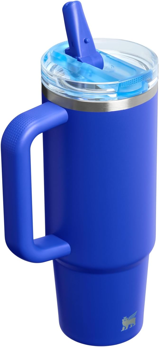 STANLEY Quencher ProTour 30 oz Tumbler - Leakproof Lid, Built-In Straw & Handle | Insulated, BPA-Free, Cobalt