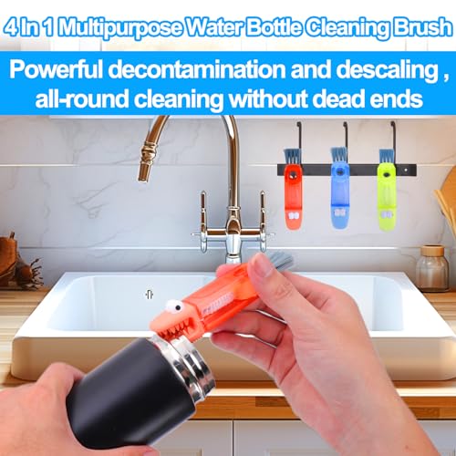 4-in-1 Cup Lid Cleaning Brush Set - Tumbler & Bottle Cleaner