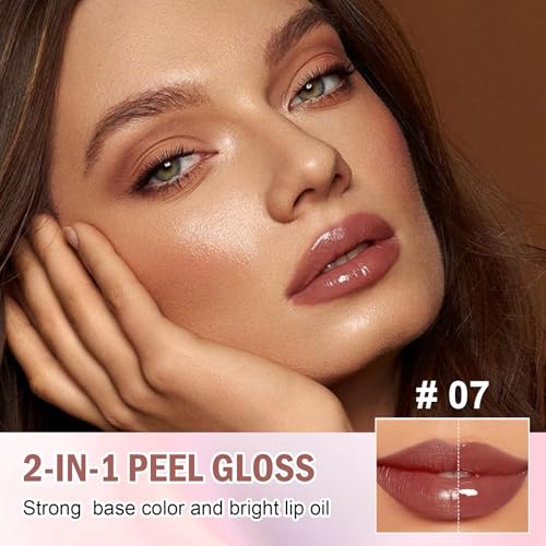 Jutqut Dual-Ended Peel-Off Lip Stain & Gloss Oil with Tweezer