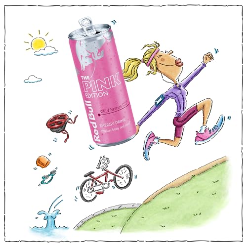 Red Bull Energy Drink, Pink Edition Wild Berries, 8.4 Fl Oz (24 Pack)