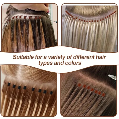 1000 Pcs Silicone Lined Micro Links Beads 5mm Hair Extension Rings