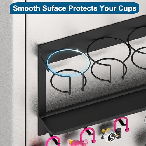 EASTTOWEST Magnetic Cup Storage Organizer for Stanley 30/40 oz Tumbler - 3CUPS BK