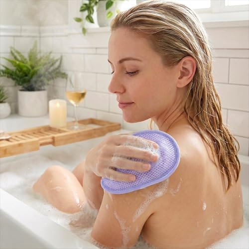 4-Pack Mesh Exfoliating Soap Pouch - Bar Soap Saver Bag & Scrubber