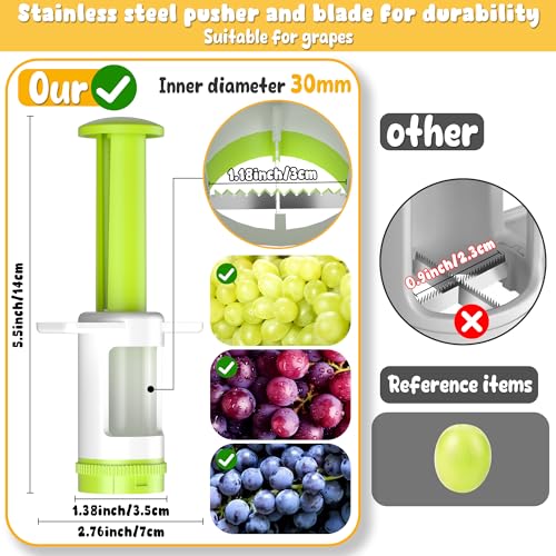 Toddler Grape Cutter - Ergonomic Fruit Slicer for Kids