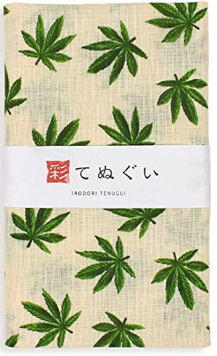 KOMESICHI Japanese Tenugui Towel - 100% Cotton, 12.99 x 34.64 in