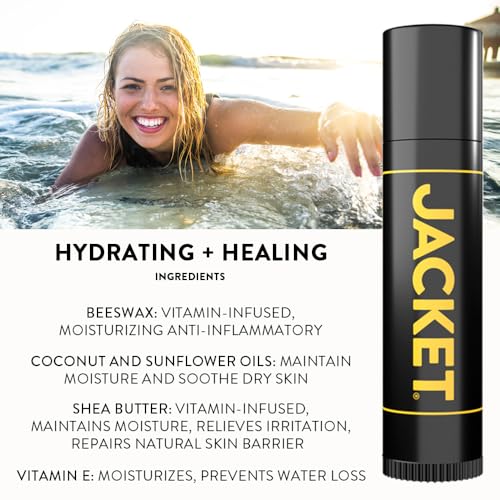 JACKET Lip Lock SPF 15 Moisturizing Lip Balm with Sunscreen