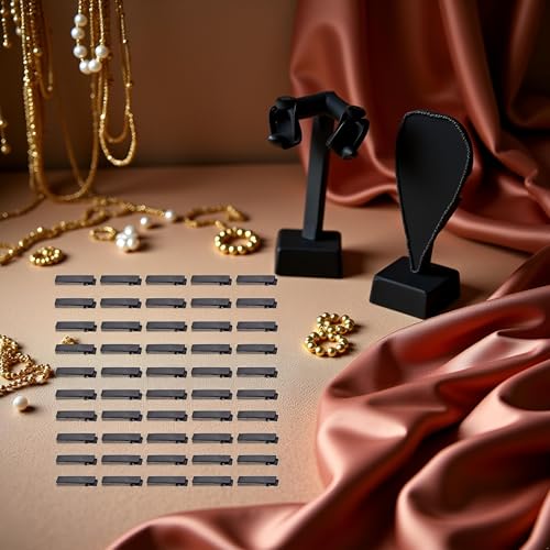 Black Alligator Hair Clips 4.5cm - 50 Pack Metal Duck Bill Clips for DIY Hair Bows & Crafts