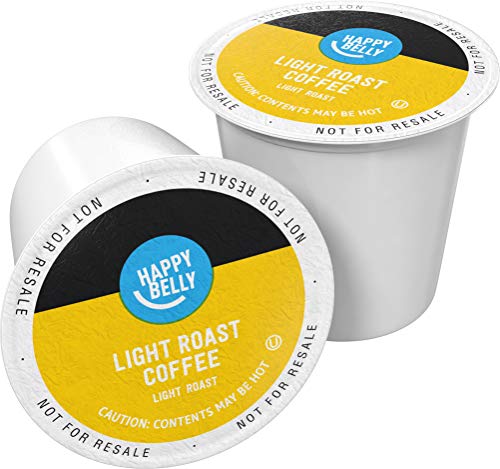Happy Belly Light Roast Coffee Pods - 100 Count for Keurig