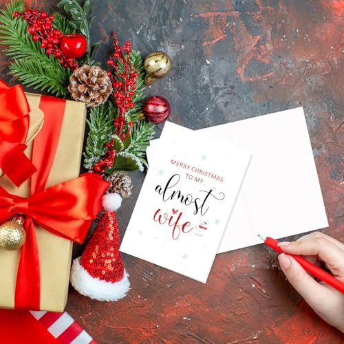Fiancee Christmas Card - Unique Holiday Gift for Her