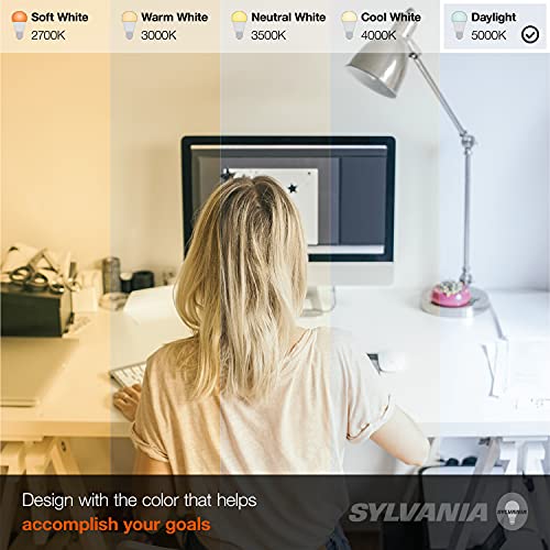 Sylvania 14W LED Light Bulb, 100W Equivalent, Daylight, 1500 Lumens