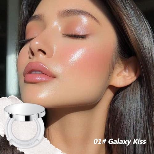 Jutqut Shimmer Eyeshadow Powder Long-Lasting Metallic Sparkle Eyeshadow 01
