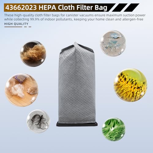 HEPA Filter Bags for Hoover Porta Power - 2 Pack Replacement