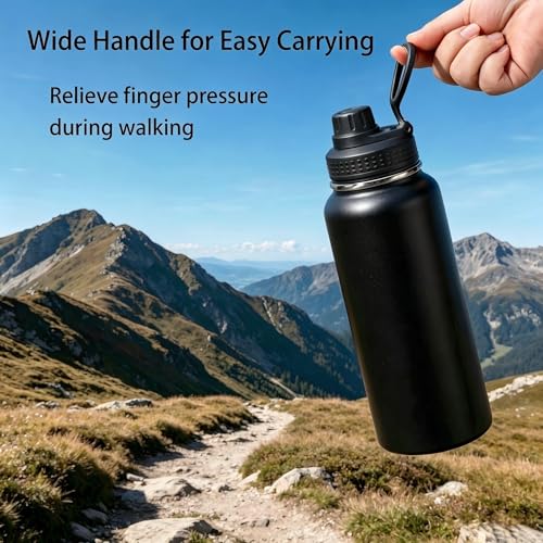 27 oz Insulated Stainless Steel Water Bottle with Handle