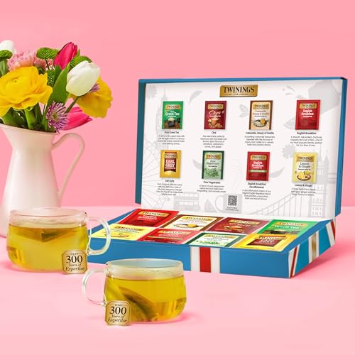Twinings Classic Tea Collection Gift Box - 48 Individually Wrapped Tea Bags