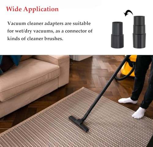 Universal Vacuum Hose Adapter Multi-Size Converter for Wet Dry Vacuums