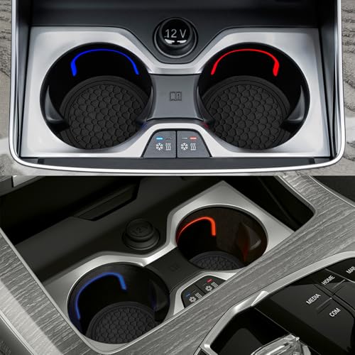 Non-Slip Car Cup Holder Coasters - 4 PCS Honeycomb Design