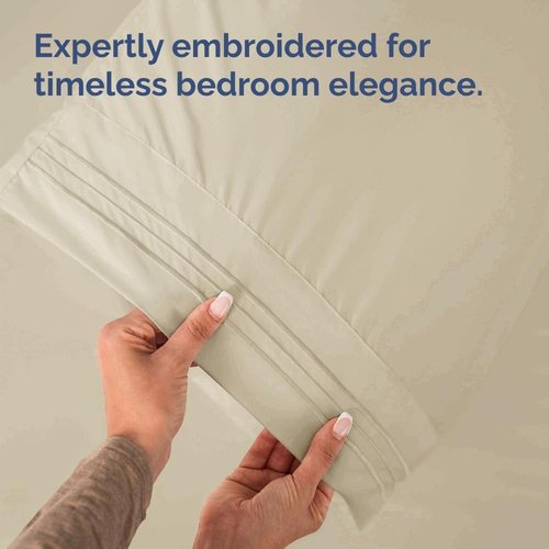 King Pillow Cases by [Brand Name] - Ultra Soft Hotel Quality Covers | Wrinkle-Free & Fade Resistant - 2 Piece Set in Wheat