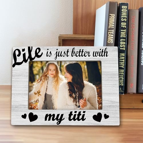 Wooden 4x6 Picture Frame - Best Aunt Gift for Display