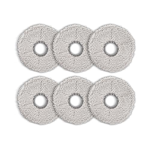 COWINORY 6-Pack T30S Mop Pads for Ecovacs Deebot T30 Pro, X2, X1, T10