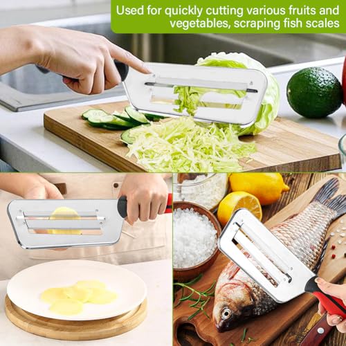 Oryqvane Cabbage Shredder and Slicer for Coleslaw & Sauerkraut