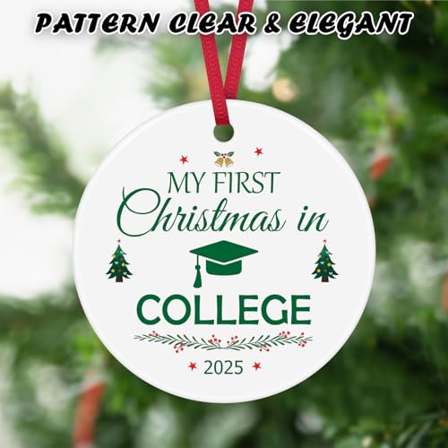 College Freshman Christmas Ornament - First Year Keepsake Gift