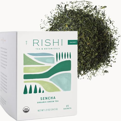 Rishi Tea Organic Sencha Green Tea Bags - 15ct, Caffeinated