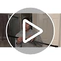XIQIYY Black Tension Shower Rod, 16.8-26 Inch Adjustable Spring Rod