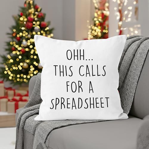 Funny Office Pillow Cover 18x18 - Sarcastic Coworker Gift G