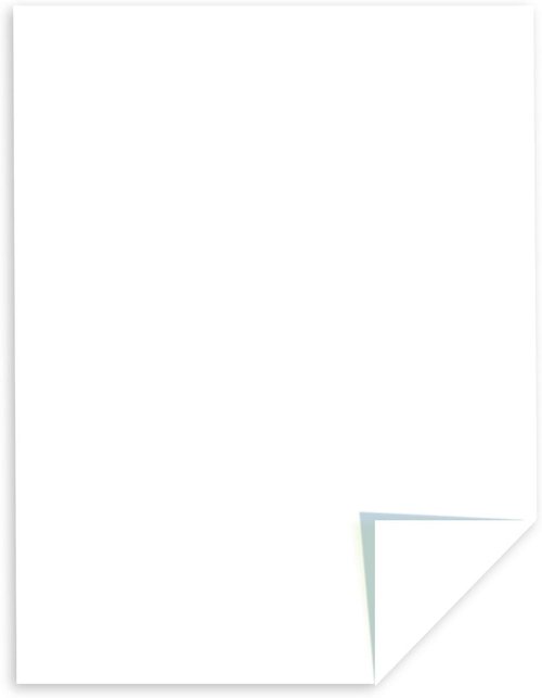 Astrobrights Bright White Cardstock - 8.5" x 11", 65 lb, 176 gsm, 75 Sheets | Perfect for Printing