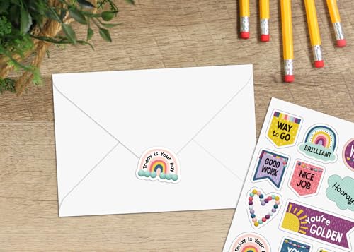 Oh Happy Day Stickers - Acid-Free, Lignin-Free for Classroom Use