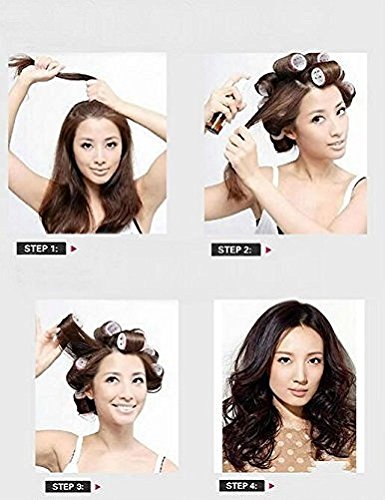 Kamay's Self-Grip Hair Rollers - 20mm Heatless Curler Set (12 Pack)