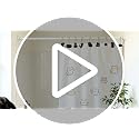 MALLMALL6 12-Piece Black Cat Shower Curtain Hooks - Rustproof Decorative Rings